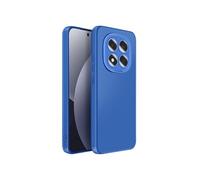 Coque pour Xiaomi Redmi Note 15 Pro 4G en Silicone avec Bord Caméra Surélevé Bleu