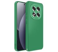Coque pour Xiaomi Redmi Note 15 Pro 4G en Silicone avec Bord Caméra Surélevé Vert
