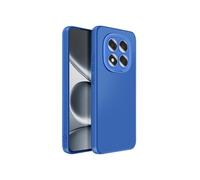 Coque pour Xiaomi Redmi Note 15 Pro 5G en Silicone avec Bord Caméra Surélevé Bleu