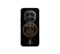 Coque - MANIACASE - Xiaomi Redmi Note 15 Pro 5G - Logo PSG Jordan doré - Étoile champion - Noir