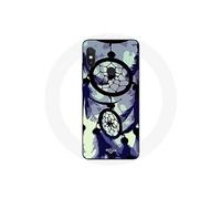Coque pour Xiaomi Redmi Note 5 AI Dual Camera Attrape Rêve violet gris et Noir