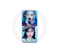 Coque pour Xiaomi Redmi Note 5 AI Dual Camera Blackpink Groupe K-pop Filles Jennie et Rosé Lovesick girls poster the album