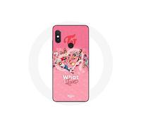 Coque pour Xiaomi Redmi Note 5 AI Dual Camera TWICE Logo Rouge Affiche What Is Love
