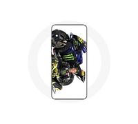 Coque pour Xiaomi Redmi Note 5 AI Dual Camera Valentino Rossi Pilote de vitesse fond blanc