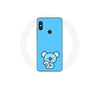 Coque pour Xiaomi Redmi Note 5 Pro Bangtan BTS BT21 Koya RM Fond Bleu