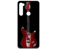 Coque Pour Xiaomi Redmi Note 8 - Guitare Red - Noir