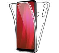 Coque Pour Xiaomi Redmi Note 8t,Coque 360 Protection Integral Arrière Rigide Avant Souple Transparent - Hqselection®
