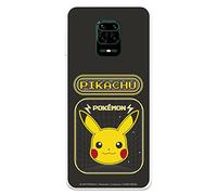 Coque pour Xiaomi Redmi Note 9S - Note 9 Pro Officiel Pokémon, Pikachu Jeu vidéo pour protéger votre téléphone portable Xiaomi en silicone souple avec licence officielle Pokémon