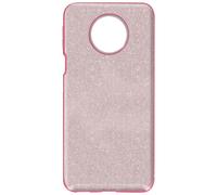Coque pour Xiaomi Redmi Note 9T 5G Paillette Amovible Silicone Semi-rigide rose