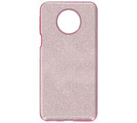 Coque pour Xiaomi Redmi Note 9T 5G Paillette Amovible Silicone Semi-rigide Rose