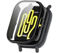 Coque pour Xiaomi Redmi Watch 5 Active, Dur PC Housse Case mit Glas de Protection D'écran, Anti-Rayures, Anti-poussière, Cover Étui pour Xiaomi Redmi Watch 5 Active