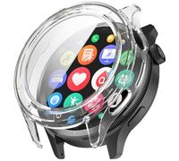 Coque pour Xiaomi Watch S4, Dur PC Housse Case mit Glas de Protection D'écran, Anti-Rayures, Anti-poussière, Cover Étui pour Xiaomi Watch S4