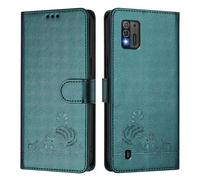 Coque pour ZTE Blade A52 Lite Etui [Magnétique Protection] [RFID Blocage] Fentes pour Cartes Protection Portefeuille Etui Housse Premium en Cuir PU pour ZTE Blade A52 Lite, Vert