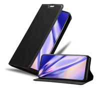 cadorabo Coque Compatible avec ZTE Blade V10 en Noir Nuit - Housse Protection avec Fermoire Magnétique, Stand Horizontal et Fente Carte - Portefeuille Etui Poche Folio Case Cover
