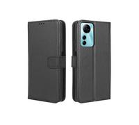 Coque pour ZTE Blade V41 Smart Etui Protection Housse Premium en Cuir PU, Pochette Flip Case Compatible avec Book Noir