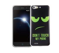 Coque Pour ZTE Blade V6 Dont Touch Verte Sac Case Cover Motif TPU Bumper