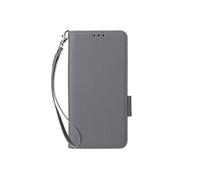 Coque pour ZTE Nubia Air 5G étui à rabat magnétique en TPU souple antichoc avec porte-cartes, compatible avec ZTE Nubia Air 5G-Gris