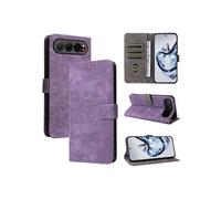 Coque pour ZTE nubia Air 5G Portefeuille Flip Folio Etui en Cuir PU Fermeture Magnétique Couverture De Fentes Pour Cartes Blocage RFID Violet