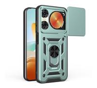 Coque pour ZTE Nubia Music avec housse d'appareil photo coulissante, protection d'appareil photo, anneau magnétique hybride, robuste, béquille, armure militaire antichoc pour ZTE Nubia Music / Z2353