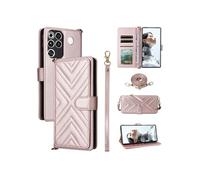 Coque pour ZTE nubia RedMagic 11 Pro Plus Etui Portefeuille pour Téléphone Portable en Cuir PU Souple avec Fermeture Magnétique Bandoulière Longue et