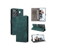 Coque pour ZTE nubia RedMagic 11 Pro Portefeuille Flip Folio Etui en Cuir PU Fermeture Magnétique Couverture De Fentes Pour Cartes Blocage RFID Vert