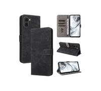 Coque pour ZTE Nubia S2/A504ZT Portefeuille Flip Folio Etui en Cuir PU Fermeture Magnétique Couverture De Fentes Pour Cartes Blocage RFID Noir