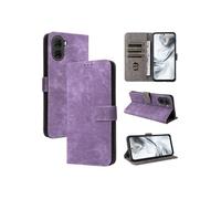 Coque pour ZTE Nubia S2/A504ZT Portefeuille Flip Folio Etui en Cuir PU Fermeture Magnétique Couverture De Fentes Pour Cartes Blocage RFID Violet