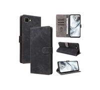 Coque pour ZTE Nubia S2e Portefeuille Flip Folio Etui en Cuir PU Fermeture Magnétique Couverture De Fentes Pour Cartes Blocage RFID Noir