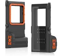 Coque pour ZURSANA iPhone 16 Pro Max/Samsung S24 Ultra Universelle Etui De Plongée Coque Submersible Photo Sous-marine 50ft/15m Bluetooth Avec Contrôle APP Orange Orange G