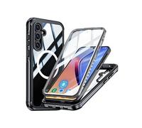 Coque pour ZURSANA Magnétique Miracase Samsung Galaxy A55 5G 360 Tout Compris Entièrement Transparent Preuve De Chute Et De Crash Film Protecteur En