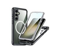 Coque pour ZURSANA Magnétique Miracase Samsung Galaxy S23 FE Film Protecteur En PET 360 Tout Compris Entièrement Transparent Preuve De Chute Et De