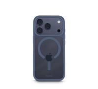 Coque pr portable "Frame Protect" pr iPhone 17 Pro, magn., trsp., bleu