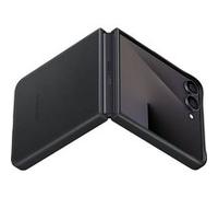 Original Coque KindSuit en Cuir Végan pour Samsung Galaxy Z Flip 7 - Black