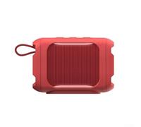 Coque profilée en silicone pour haut-parleur JBL pour GO5 prenant en charge un placement stable sur des surfaces planes et réduisant le risque de glissement (rouge)