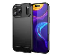 Coque protection brossée noire pour Apple iPhone 17 Pro 5G souple Antichoc