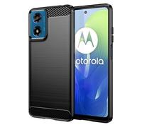 Coque protection brossée noire pour Motorola Moto G85 5G souple Antichoc