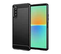 Coque protection brossée noire pour Sony Xperia 10 IV 5G (Xperia 10 4 5G) souple Antichoc