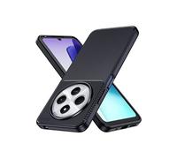 Coque protection brossée noire pour Xiaomi Redmi 14C 4G / Poco C75 4G souple Antichoc