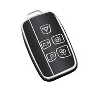 Coque Protection en TPU pour Clé Voiture Étui pour Land pour Rover pour Range pour Rover Sport pour Evoque pour Freelander2 pour Discovery 3 4 Coques clé Voiture(Se-Black Only Case)
