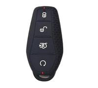 Coque Protection Silicone pour Porte-clés pour BYD pour Han Ev pour Tang DM pour Qin Plus pour Song Pro Max pour Yuan pour Dolphin E2(Noir)