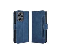 Coque Protective Blackview Oscal Tiger 13 avec Porte-Cartes Etui en PU Cuir Flip Stand avec Support Intégré Compatible Blackview Oscal Tiger 13-Bleu