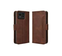 Coque Protective FOXDOCK Asus Zenfone 11 Ultra avec Porte-Cartes Etui en PU Cuir Flip Stand avec Support Intégré Compatible Asus Zenfone 11