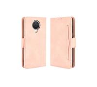 Coque Protective FOXDOCK Nokia G20/G10 avec Porte-Cartes Etui en PU Cuir Flip Stand avec Support Intégré Compatible Nokia G20/G10-Rose