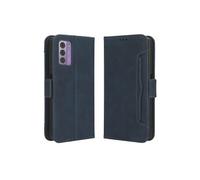 Coque Protective FOXDOCK Nokia G42 5G avec Porte-Cartes Etui en PU Cuir Flip Stand avec Support Intégré Compatible Nokia G42 5G-Bleu