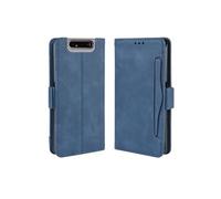 Coque Protective FOXDOCK Samsung Galaxy A80/A90 avec Porte-Cartes Etui en PU Cuir Flip Stand avec Support Intégré Compatible Samsung Galaxy