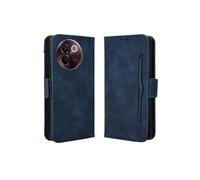Coque Protective FOXDOCK VIVO V40 Lite 5G avec Porte-Cartes Etui en PU Cuir Flip Stand avec Support Intégré Compatible VIVO V40 Lite 5G-Bleu
