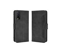 Coque Protective FOXDOCK VIVO Y12S/Y11S/Y20S/Y20/Y20i avec Porte-Cartes Etui en PU Cuir Flip Stand avec Support Intégré Compatible VIVO