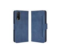 Coque Protective FOXDOCK VIVO Y12S/Y11S/Y20S/Y20/Y20i avec Porte-Cartes Etui en PU Cuir Flip Stand avec Support Intégré Compatible VIVO