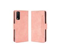 Coque Protective FOXDOCK VIVO Y12S/Y11S/Y20S/Y20/Y20i avec Porte-Cartes Etui en PU Cuir Flip Stand avec Support Intégré Compatible VIVO
