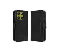 Coque Protective Motorola MOTO G86 5G avec Porte-Cartes Etui en PU Cuir Flip Stand avec Support Intégré Compatible Motorola MOTO G86 5G-Noir